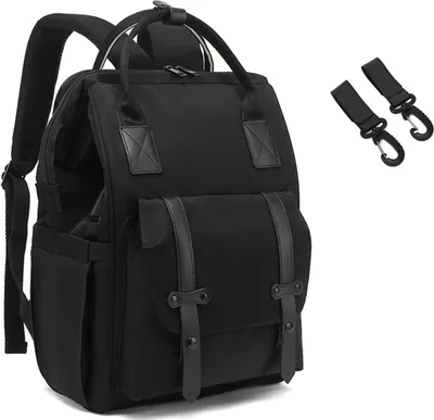 Produktbild von STILVORA Rucksäcke USB Mehrzweck Wickeltasche ,Windeltasche,Praktische, vielseitige Tasche für Ausflüge und Reisen,Schwarz