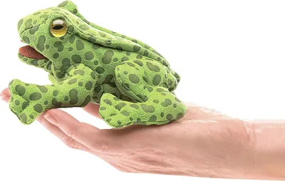 Produktbild von Folkmanis 2761 Fingerpuppe Frosch