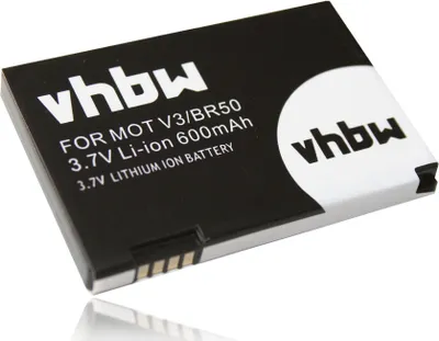 Produktbild von vhbw Akku Ersatz für Motorola 22320, 77732, BA700, BR50, SNN5696B, SNN5696C, SNN5696, SNN5696A für Handy Smartphone Telefon (600 mAh, 3,7 V, Li-Ion)