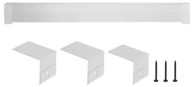 Obrázok produktu pre Ochranný kryt radiátora SucceBuy z ocele, 1832 x 81 x 193 mm, štandardný predný kryt pre elektrické radiátory, odolný náhradný kryt do spálne, biely