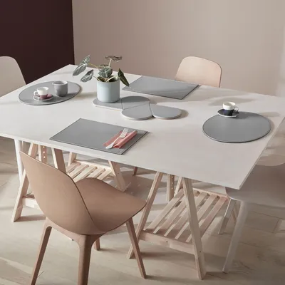 Produktbild von FREEFORM | Platzset, DUO, grau/weiß, rechteck