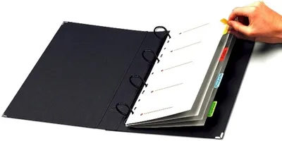 Produktbild von Registertaben selbstklebend non-permanent farbig sortiert 12x40mm 48 Stück