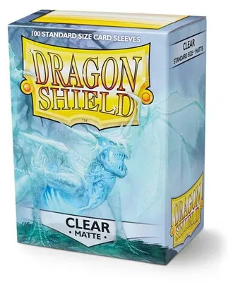 Imagen del producto de Dragon Shield: Matte Clear (100) (Edición alemana) – Fundas protectoras – Arcane Tinmen ApS