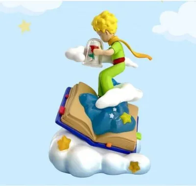 Immagine prodotto di Il Piccolo Principe figura fuori dal suo libro 9 cm