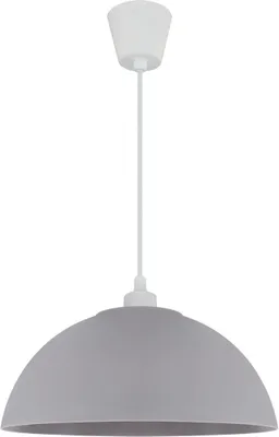 Obrázek produktu pro Minimalistické šedobílé závěsné svítidlo do kuchyně nad stůl 1xE27 25W INKA Struhm