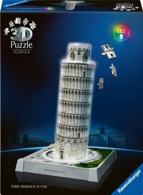 Produktbild von Iconics: Schiefer Turm von Pisa - mit Licht Ravensburger 12008028