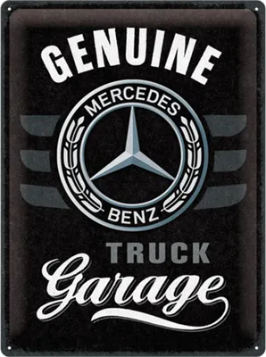 Image de Nostalgic-Art - Plaque en métal 30 x 40 cm - Daimler Truck - Garage