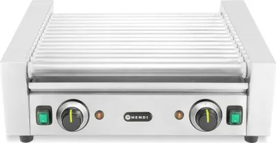 Obrázok produktu pre Rolovací gril – 2 zóny, HENDI, 14 koliesok, 230V/1230W, 566x640x(V)192mm