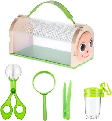 Produktbild von Grünes Insektenfang-Kit mit Lupe für Outdoor-Naturbeobachtung