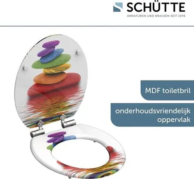 Produktbild von Famanu Toilettensitz Duroplast mit Soft-Close-Mechanismus - Hochwertig