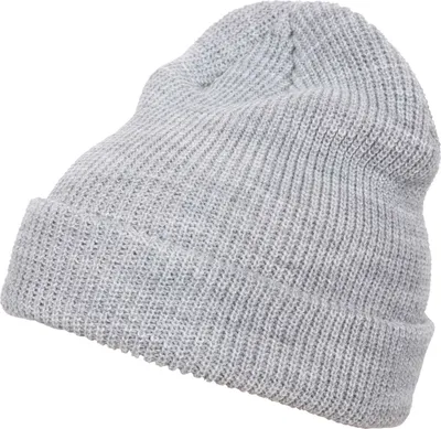 Produktbild von FLEXFIT 1545K | Long Knit Beanie - Extra lange Form zum Umschlagen - Farbe: Heather Grey - Größe: One Size