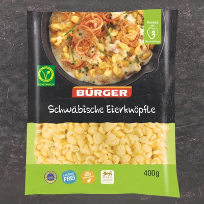 Produktbild von Bürger - Schwäbische Eierknöpfle, 400 g Beutel