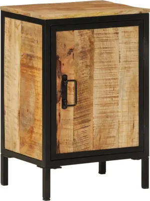Produktbild von Badschrank 40x30x60 cm Massivholz Mango und Eisen