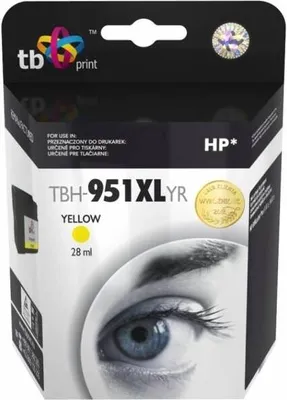 Produktbild von TB Print TBH-951XLYR, 1635 Seiten, Gelb, 1 Stück(e)