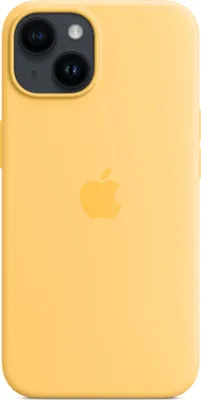 Obrázek produktu pro Kryt Apple iPhone 14 - Silikonový - Měkké pouzdro, zadní kryt - Žlutý