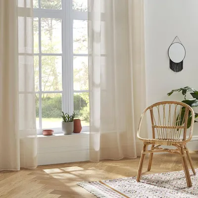 Produktbild von Vorhang "sab" beige 140x240cm  - Atmosphera créateur d'intérieur