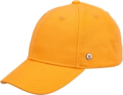 Balke einfarbige Baumwoll-Baseball-Cap in orange