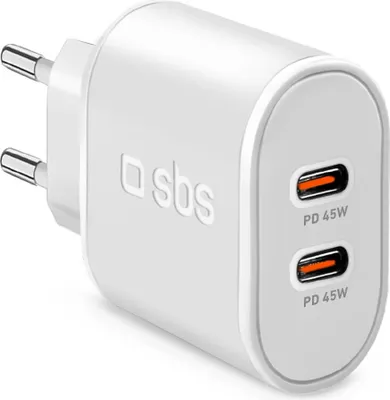 Produktbild von SBS TETR2CPD45W, Drinnen, AC, Weiß