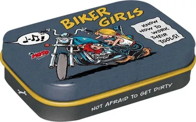 Produktbild von Nostalgic-Art - Pillendose - MOTOmania - Biker Girls ...