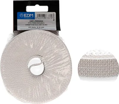 Produktbild von 4 G-8 Mini-Gurtband Rolladen 6 m - Breite 22 mm - Grau