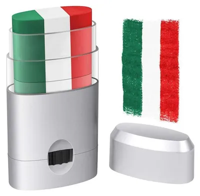 Produktbild von Schminkstift Italien Regenbogen Grün Weiß Rot für Sport & Freizeit