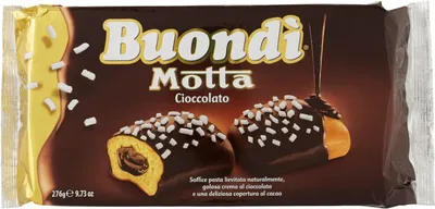 Produktbild von 36x Motta Buondì buondi Cioccolato 6x6 riegel Kuchen mit Schokolade kekse 1656g