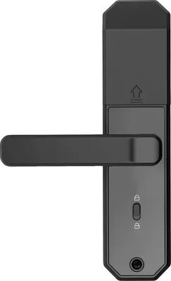 Produktbild von Smart Türschloss, Fingerabdruck- und Passwortentsperrung, langlebige Zinklegierung, schwarz