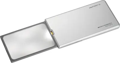 Obrázek produktu pro Eschenbach Lupe easyPocket XL 75x50mm 2,5x silber