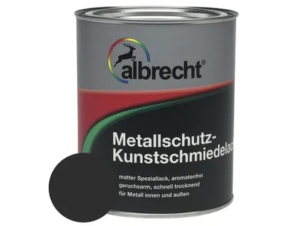 Produktbild von Albrecht Kunstschmiedelack schwarz 375 ml