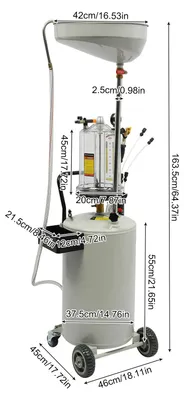 Produktbild von Altöl-Sammlung - Ölsammelbehälter - Ölabscheider - Ölsammelset - Ölsammeltank - Fassungsvermögen: 70 Liter