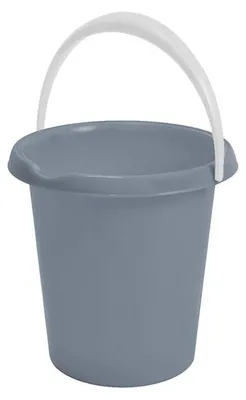 Produktbild von 10 Stück Kunststoff-Eimer 12L mit Griffmulde und Ausguss Haushalt Putzen 10er-Set