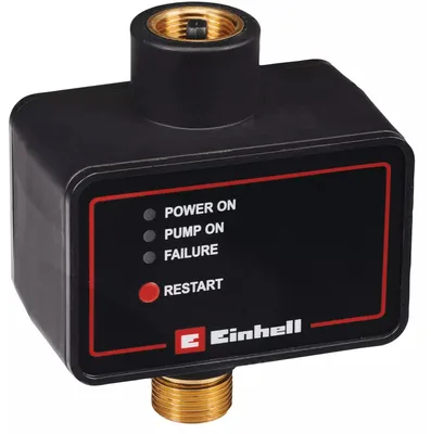 Produktbild von Elektronischer Durchflussschalter (schwarz, Druckschalter für Gartenpumpen, bis 10 bar)