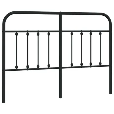 Immagine prodotto di vidaXL Testiera di ricambio in metallo nero 150 cm