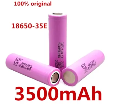 Produktbild von Samsung INR 18650 4 Stück 18650 Li-Ionen Akku | 3,7V 3500mAh 35E 4X