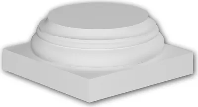 Produktbild von Profhome 413001 Vollsäulen Sockel Fassadenstuck Säule Fassadenelement