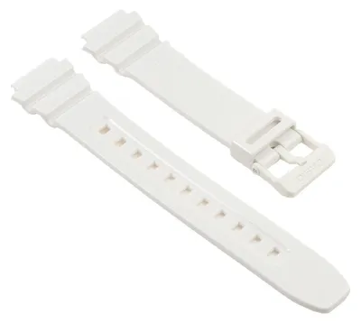 Produktbild von Ersatzband Resin weiß 18mm für Casio F-108 10409328