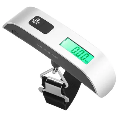 Image de Balance pour bagages, mini-balance LCD, valise numérique, 50 kg