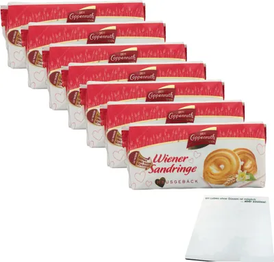 Produktbild von Coppenrath Wiener Sandringe 7er Pack (7x200g Packung) + usy Block