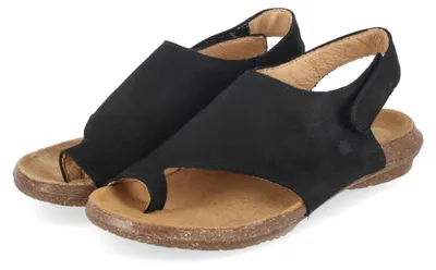 Imagen del producto de Sandalias tipo chancla para mujer Naturalista modelo WAKATAUA, color negro, material: piel, talla: 37