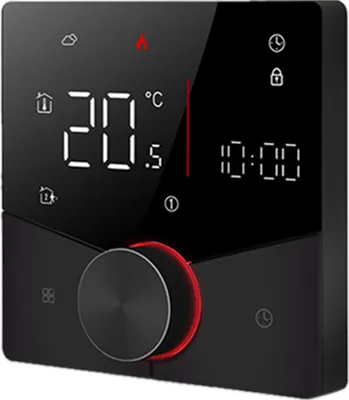 Produktbild von WIFI-Smart-Heizungsthermostat, digitaler Temperaturregler, Mobiltelefon-APP-Steuerung, Touchscreen-LCD-Display, woechentlich programmierbarer Thermostat, Frostschutzmittel fuer Zuhause, Schule, Buero, Hotel, Smart Life, APP-Steuerung