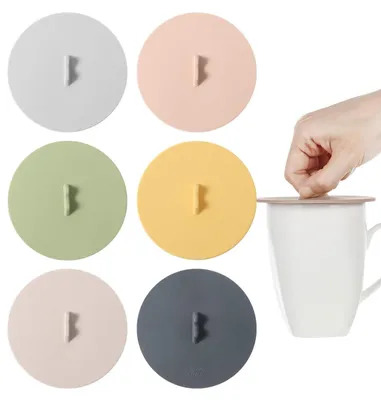 Silikon-Deckel, 6 Stück, luftdicht, staubdicht, Ø 9,8 cm
