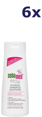 Produktbild von 6x Sebamed Tägliches Shampoo 200 ml