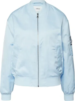 Produktbild von s.Oliver Satin Blouson Jacke mit Bomberkragen, Rippbündchen und Relaxed Fit