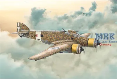 Obrázok produktu pre 1:72 S.M.79 M Sparviero Model lietadla Stavebnice