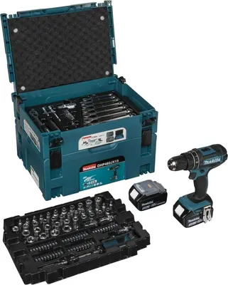 Produktbild von Makita DHP482JX13 Bohrmaschine 1900 RPM Keyless 1.5 kg Schwarz, Grün