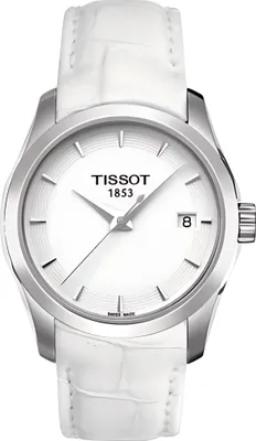 Obrázek produktu pro Dámské hodinky Tissot Couturier T-Lady, stříbrné a bílé, T035.210.16.011.00