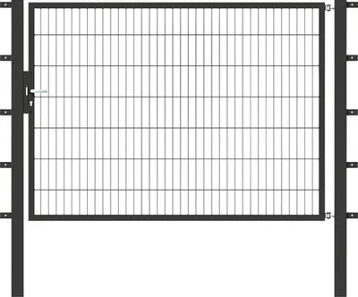 Obrázek produktu pro Alberts 647773 Einzeltor Flexo mit Zubehör, anthrazit, Breite 200 cm, Höhe 140 cm