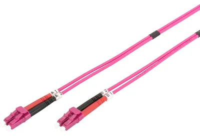Produktbild von DIGITUS LWL Multimode Patchkabel, OM4, LC / LC