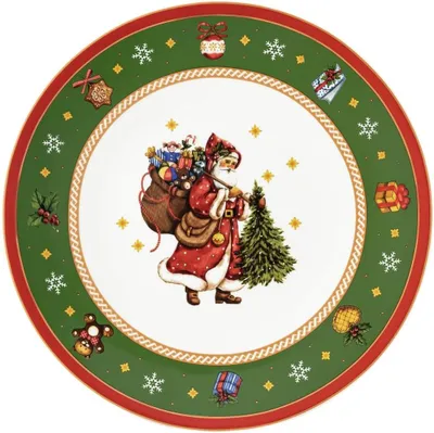 Produktbild von Hutschenreuther Happy Wintertime Green Plätzchenteller 31cm