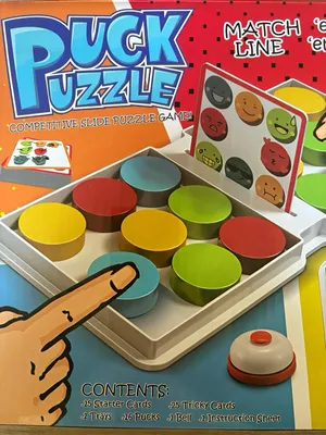 Produktbild von Kinderspiel Puck Puzzle - Schiebe-Puzzle für Kinder - Lernspiel zur Förderung von Farben und Formen